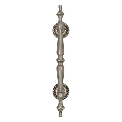 Antique Hardware 9 3/4 Inch Solid Brass Estate Beaded Handle DOOR PULL