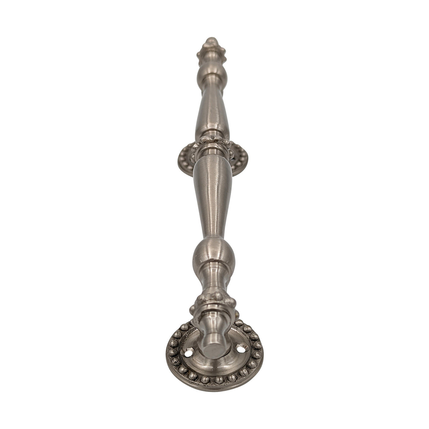 Antique Hardware 9 3/4 Inch Solid Brass Estate Beaded Handle DOOR PULL
