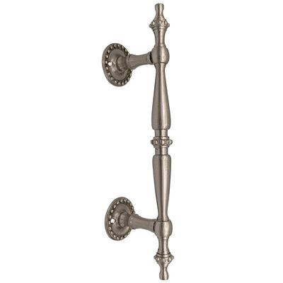 Antique Hardware 9 3/4 Inch Solid Brass Estate Beaded Handle DOOR PULL