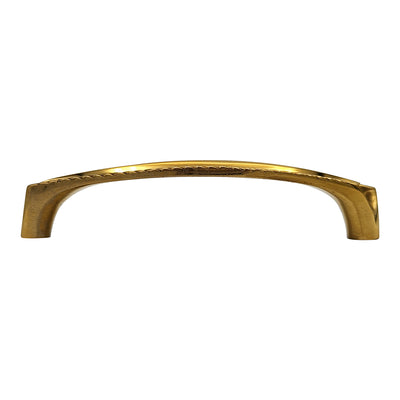 Antique Hardware 4 Inch Overall (3 3/4 Inch c-c) Solid Brass Georgian Roped Style Pull CABINET PULL