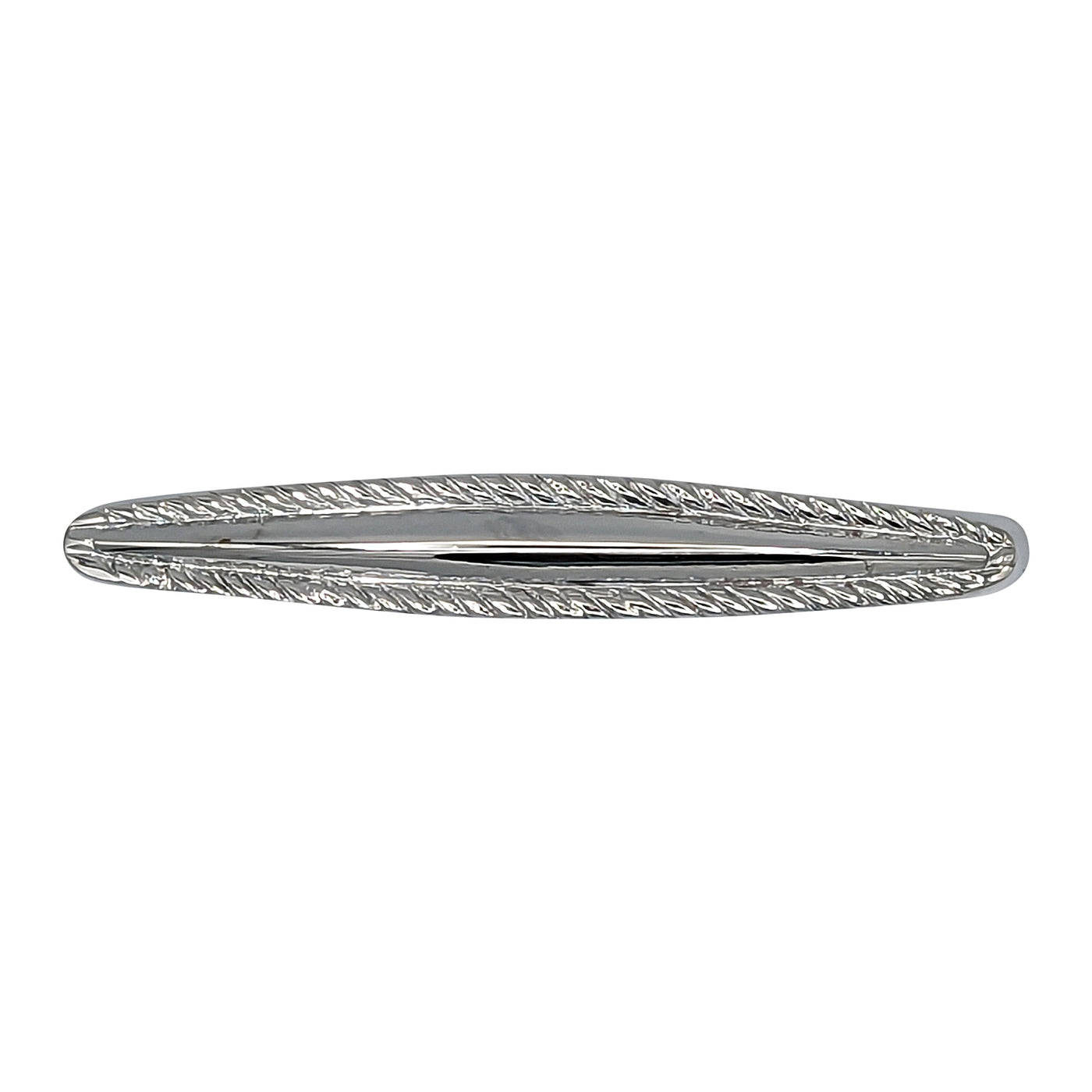 Antique Hardware 4 Inch Overall (3 3/4 Inch c-c) Solid Brass Georgian Roped Style Pull CABINET PULL