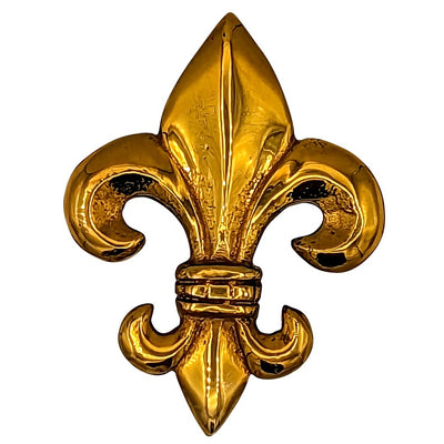 Antique Hardware 2 5/8 Inch Large Oversized Antique Fleur de Lis Cabinet & Furniture Knob (Several Finishes Available) CABINET KNOB