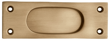 Antique Hardware 5 Inch Solid Brass Traditional Style Rectangular Pocket Door (Several Finishes Available) WINDOW PULL POCKET
