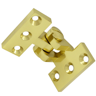 Antique Hardware 2 1/2 x 3 3/4 Inch Solid Brass Intermediate Pivot Hinge PIVOT-HINGE