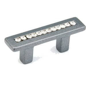Antique Hardware 2 1/2 Inch (1 1/4 Inch c-c) Skyevale Cabinet Pull with Crystals CABINET PULL