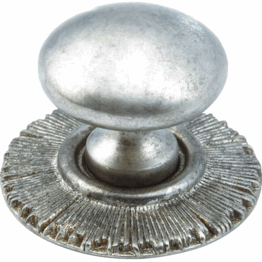Antique Hardware 1 1/4 Inch Sunburst Round Cabinet & Furniture Knob CABINET KNOB