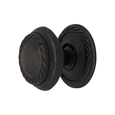 Antique Hardware 1 Inch Solid Brass Georgian Roped Round Cabinet & Furniture Knob CABINET KNOB