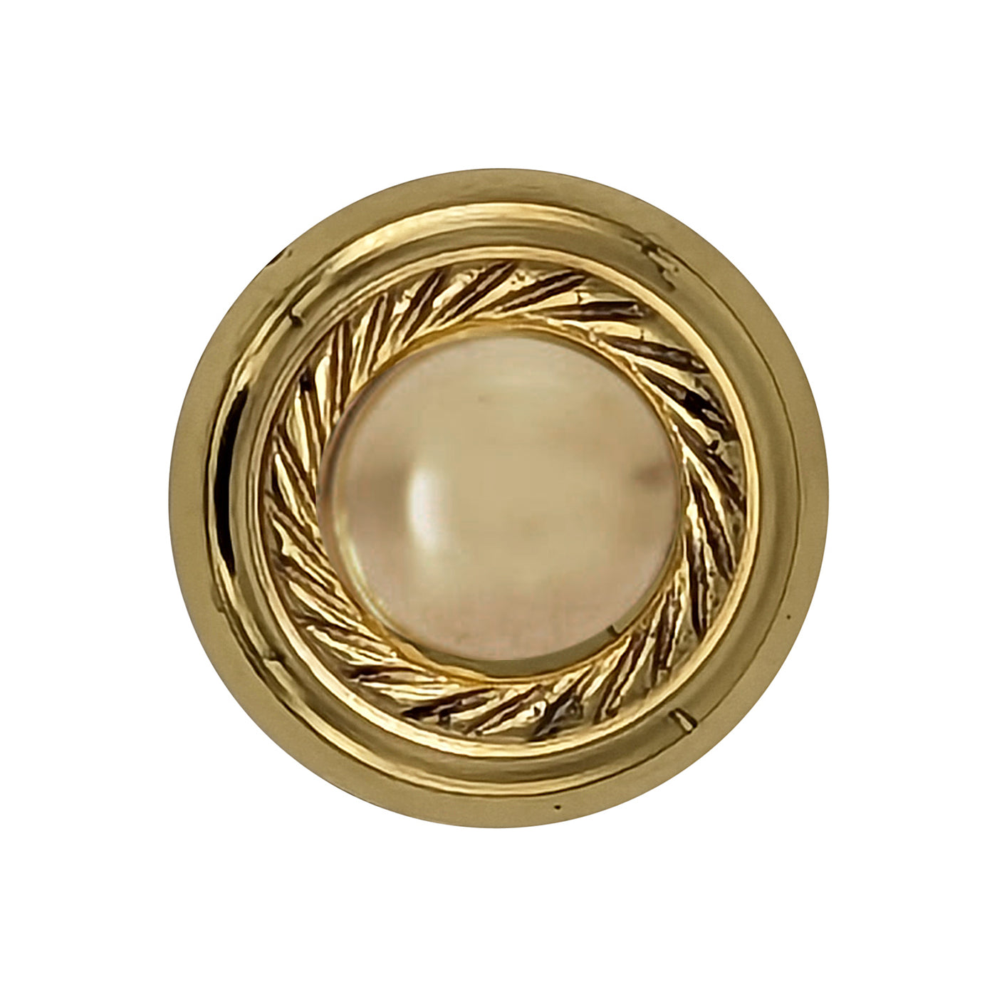 Antique Hardware 1 1/2 Inch Georgian Roped Cabinet Knob with Backplate (Several Finishes Available) CABINET KNOB