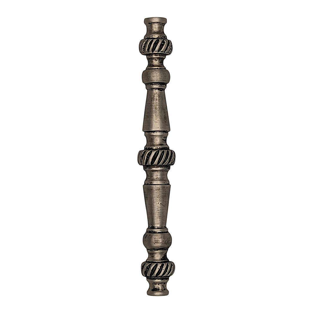 ##Antique Hardware## 5 Inch Overall (3 Inch c-c) Solid Brass Georgian Roped Style Pull (Several Finishes Available)