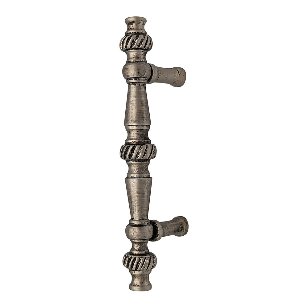 ##Antique Hardware## 5 Inch Overall (3 Inch c-c) Solid Brass Georgian Roped Style Pull (Several Finishes Available)