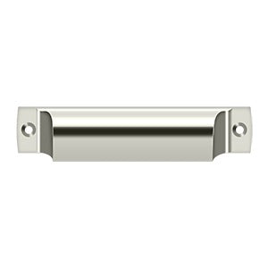 Antique Hardware 4 Inch Solid Brass Rectangular Shell Cabinet & Furniture Cup Pull (Several Finishes Available) CABINET PULL