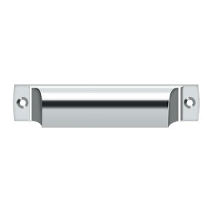 Antique Hardware 4 Inch Solid Brass Rectangular Shell Cabinet & Furniture Cup Pull (Several Finishes Available) CABINET PULL