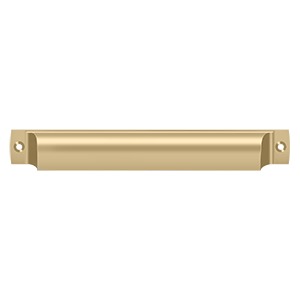 Antique Hardware 7 Inch Solid Brass Rectangular Shell Cabinet & Furniture Cup Pull (Several Finishes Available) CABINET PULL