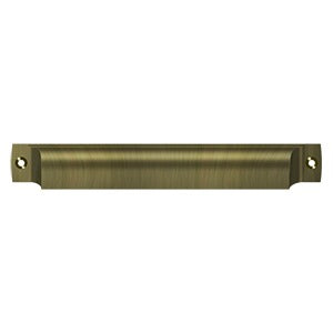 Antique Hardware 7 Inch Solid Brass Rectangular Shell Cabinet & Furniture Cup Pull (Several Finishes Available) CABINET PULL