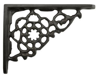 Antique Hardware 4 Inch Solid Brass Star Shape Shelf Bracket SHELF BRACKET