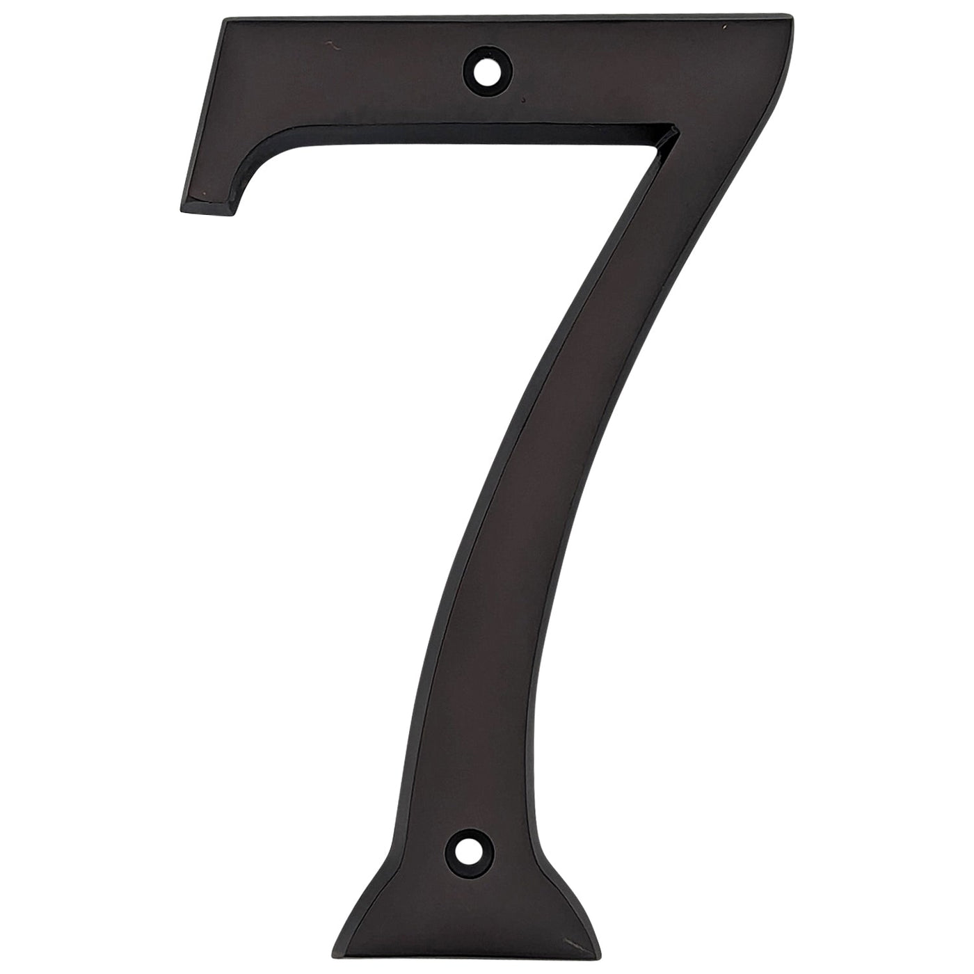 Antique Hardware 6 Inch Tall House Number 7 ADDRESS PLAQUE
