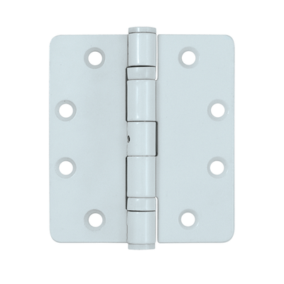 ##Antique Hardware## 4 1/2 Inch x 4 1/2 Inch Stainless Steel Hinge (Paint White Finish)