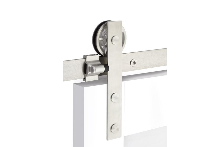 ##Antique Hardware## Modern Rectangular Face Mount Barn Door Hanger (Several Finishes Available)