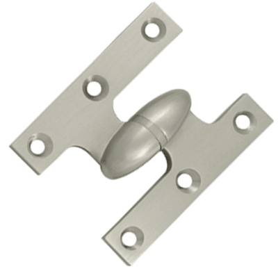 Antique Hardware 2 1/2 Inch x 2 Inch Solid Brass Olive Knuckle Hinge HINGE