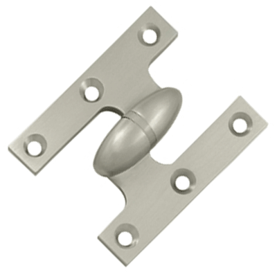 Antique Hardware 2 1/2 Inch x 2 Inch Solid Brass Olive Knuckle Hinge HINGE