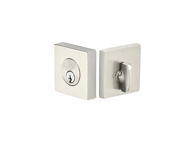 Antique Hardware Brass Square Style Keyed Deadbolt DEADBOLT