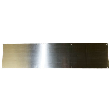 Antique Hardware 8 Inch x 34 Inch Stainless Steel Kick Plate (Brushed Nickel Finish) 