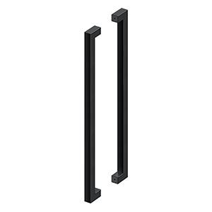 Antique Hardware 36 Inch Extra Large Stainless Steel Contemporary Pulls (Back to Back) Cabinet Knobs & Handles
