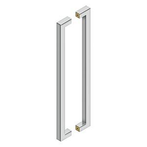 Antique Hardware 24 Inch Stainless Steel Contemporary Pulls (Back to Back) Home & Garden