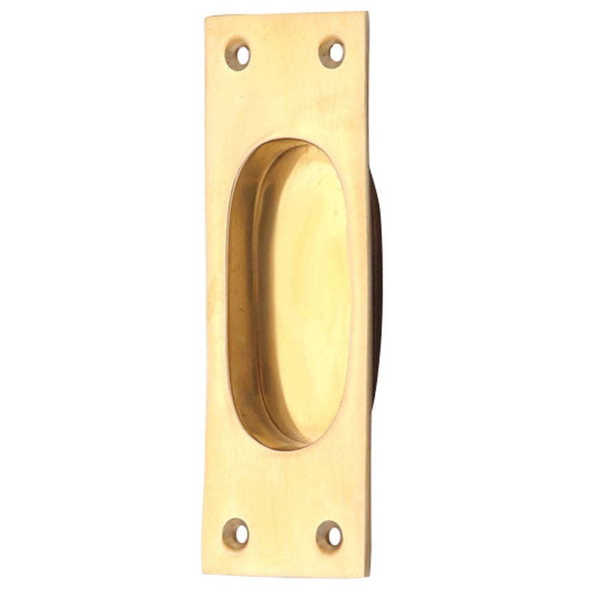 Antique Hardware 5 Inch Solid Brass Traditional Style Rectangular Pocket Door (Several Finishes Available) WINDOW PULL POCKET