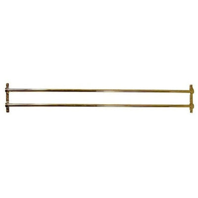 ##Antique Hardware## 36 Inch Solid Brass Double Push Bar (Several Finishes Available)