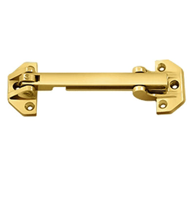 Antique Hardware Door Guards, Security, Solid Brass 6 3/4 Inch Door Guard CHAIN-LOCK