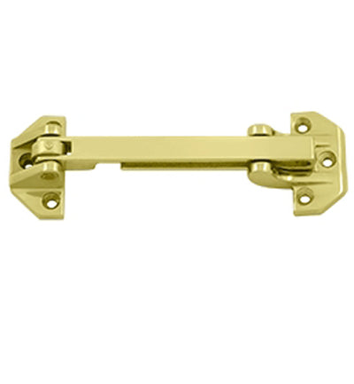 Antique Hardware Door Guards, Security, Solid Brass 6 3/4 Inch Door Guard CHAIN-LOCK