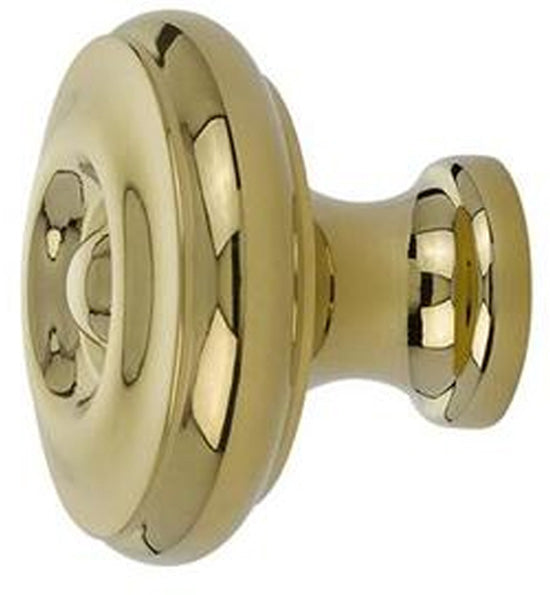 Antique Hardware 1 1/4 Inch Solid Brass Waverly Cabinet & Furniture Knob CABINET KNOB