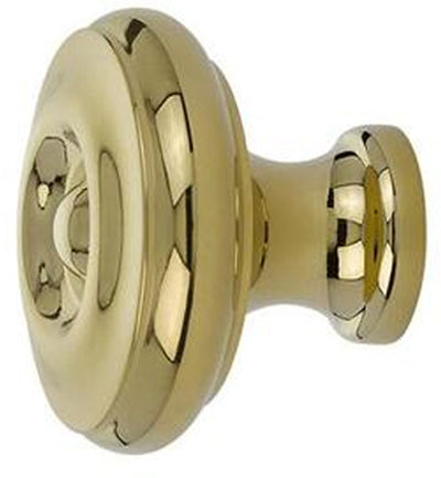 Antique Hardware 1 1/4 Inch Solid Brass Waverly Cabinet & Furniture Knob CABINET KNOB