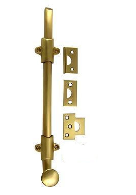 Antique Hardware 12 Inch Solid Brass Surface Bolt (Antique Brass Finish) SURFACEBOLT