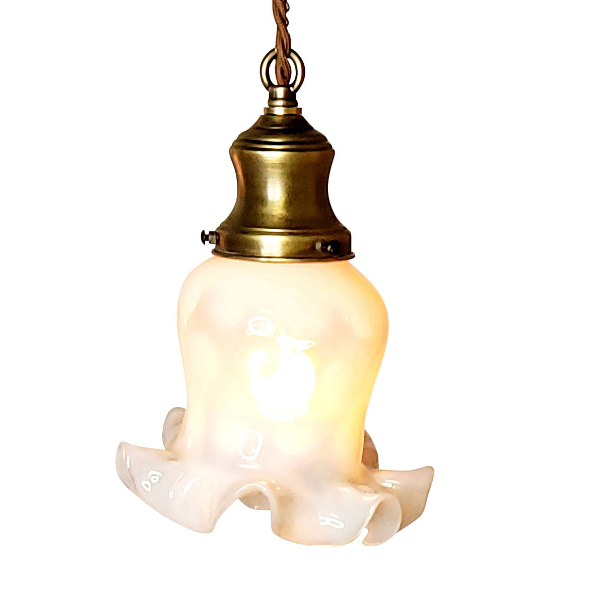 Antique Hardware 22 Inch Handmade Antique Cherub Two-Light Chandelier With Brass Chain VICTORIAN CHERUB CHANDELIER