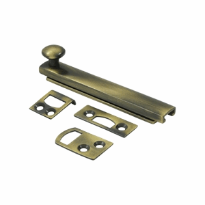Antique Hardware 4 Inch Solid Brass Surface Bolt SURFACEBOLT