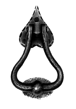 Antique Hardware 7 1/4 Inch Forged Iron Door Knocker Door Knockers