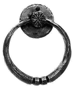 Antique Hardware 6 Inch Oversized Iron Art Hand Forged Sonoma Door Knocker (Paint Black Finish) door knockers