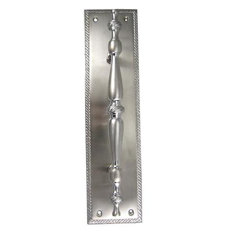 ##Antique Hardware## 11 1/2 Inch Georgian Roped Style Door Pull (Several Finishes Available)