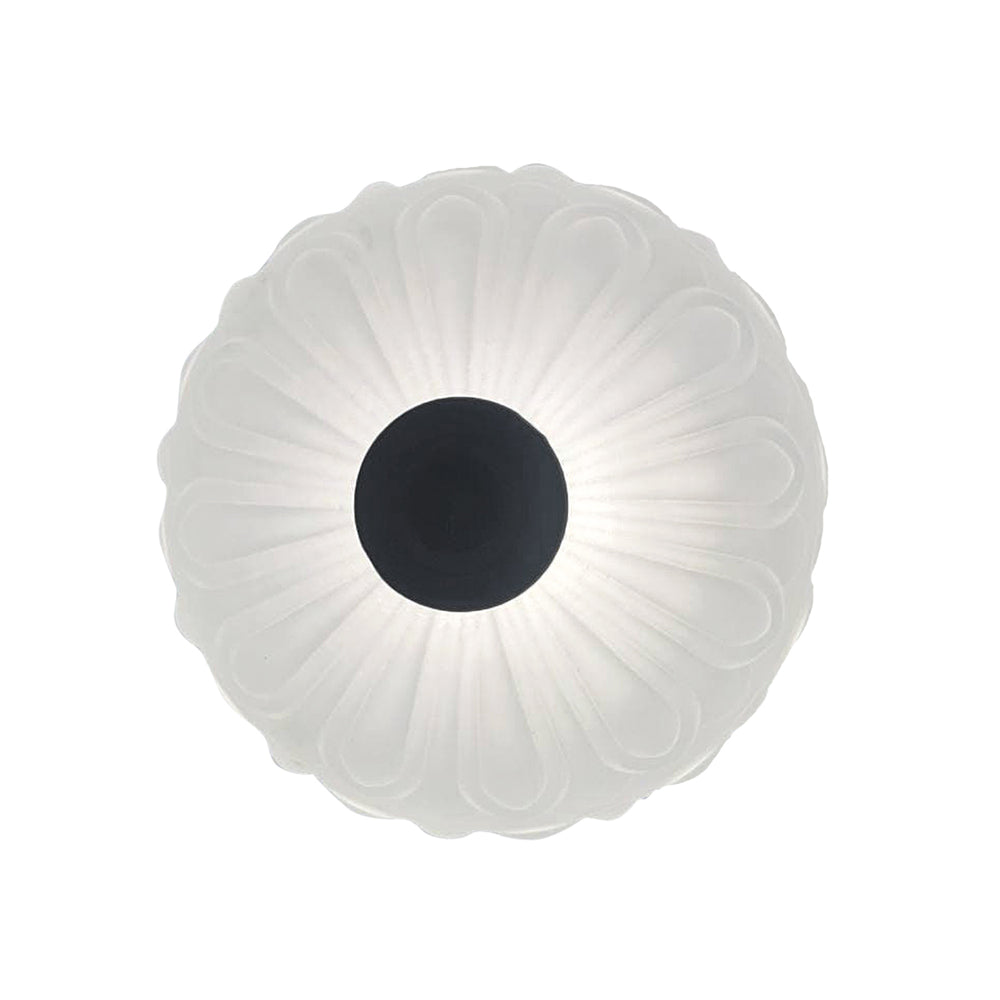 Antique Hardware Colonial Style Glass Shade Overhead Ceiling Light Fixture (Flat Black Finish) OVERHEAD LIGHT