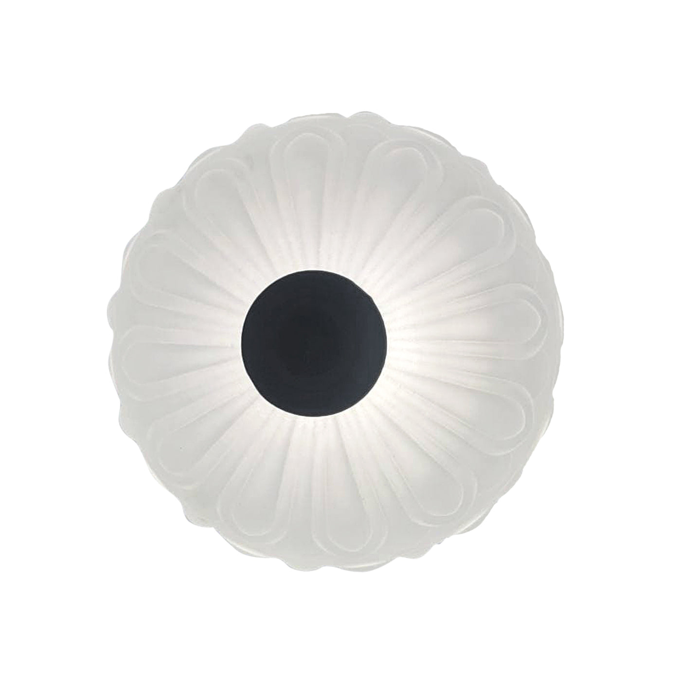 Antique Hardware Colonial Style Glass Shade Overhead Ceiling Light Fixture (Flat Black Finish) OVERHEAD LIGHT