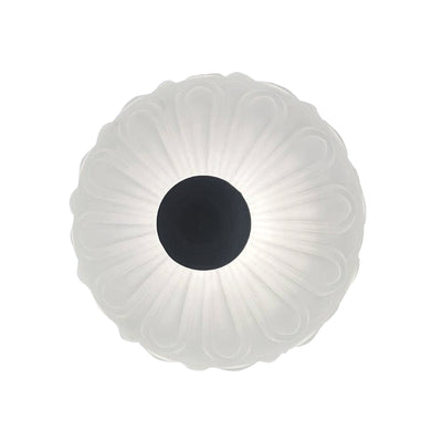 Antique Hardware Colonial Style Glass Shade Overhead Ceiling Light Fixture (Flat Black Finish) OVERHEAD LIGHT