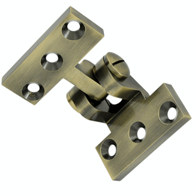 Antique Hardware 2 1/2 x 3 3/4 Inch Solid Brass Intermediate Pivot Hinge PIVOT-HINGE