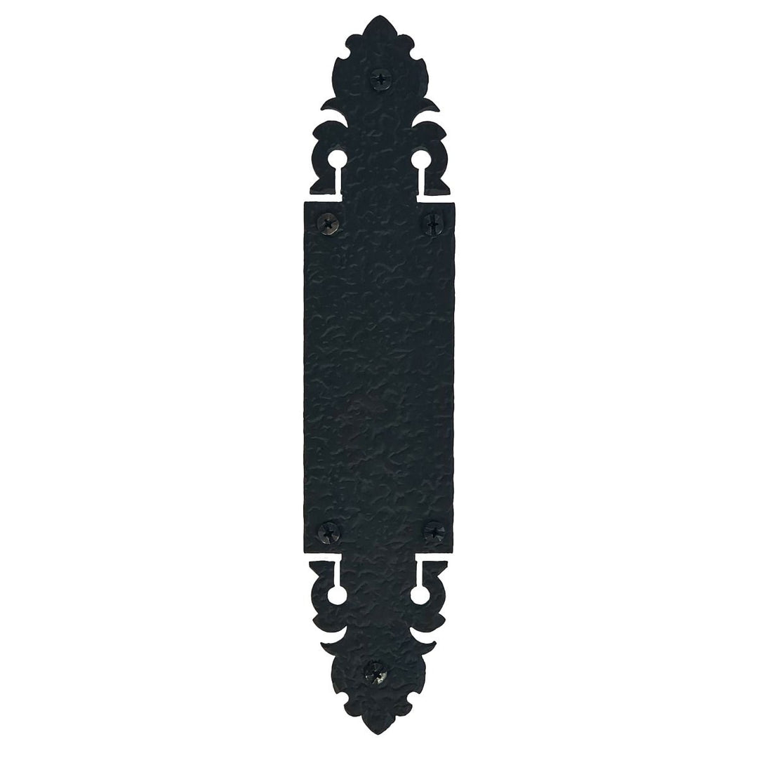 Antique Hardware 12 Inch Rough Iron Push Plate Door Push Plates