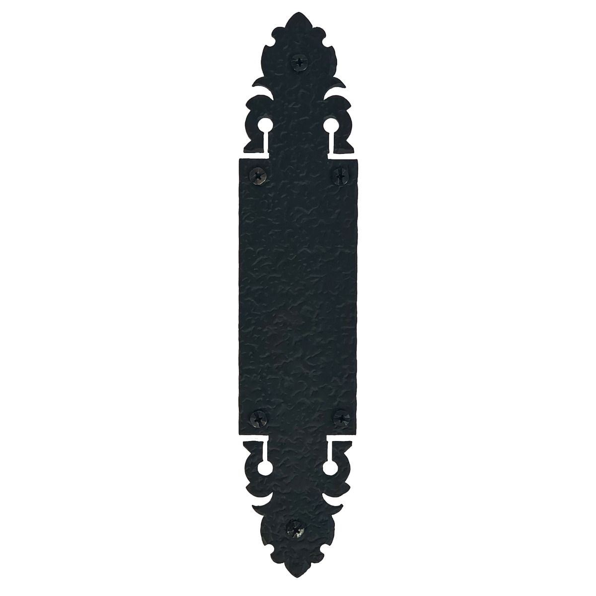Antique Hardware 12 Inch Rough Iron Push Plate Door Push Plates